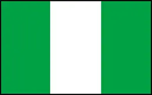 Nigeria Prints: Fahne: Nigeria/ flag: Nigeria
