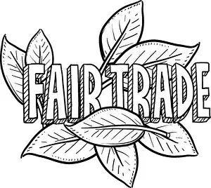 Flier Prints: Fair trade sketch