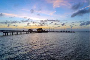Gulf Coast Prints: The Fairhope pier on Mobile bay at sunset