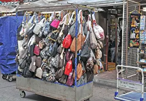 Malaysian Prints: falce Louis Vuitton woman handbags before a shop