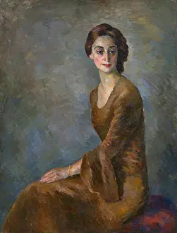 Early 20th Prints: Falk Robert - Portrait of Maria Shabshai