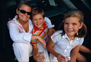 Sibling Prints: A family in a car, Gothenburg, Sweden