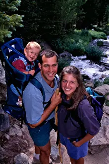 Occupied Prints: Family hiking