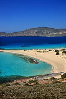 Off Season Prints: The famous 'double' beach known as 'Simos' in Elafonisos island