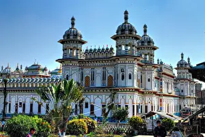 Apex Prints: famous Janaki Mandir (goddess janaki temple) in Janakpurdhaam, Nepal