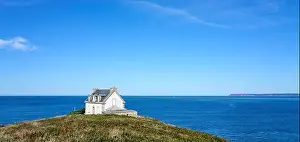 Pointe Prints: Famous Lighthouse at Pointe de Millier, Cap Sizoun, Brittany, France