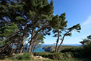 Pointe Prints: Famous Lighthouse at Pointe de Millier, Cap Sizoun, Brittany, France