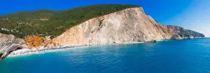 Famous Porto Katsiki beach in Lefkada island, Greece