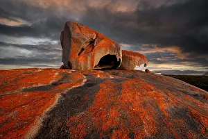 Lichen Prints: Famous Remarkable Rocks in Flinders Chase National Park on Kangaroo Island