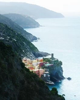 Images Dated 18th August 2014: Fantastic landscape of Corniglia city