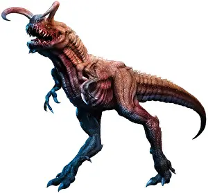 Mutant Prints: Fantasy dinosaur monster
