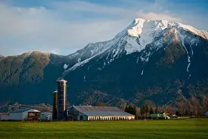 Chilliwack Prints: Farmland dominates the landscape of the Fraser Valley