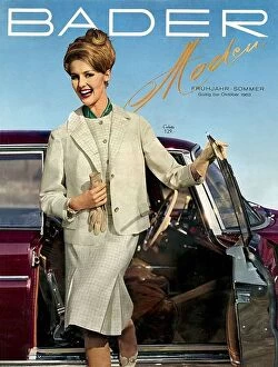 Eras of Dressing Collection: fashion, 1960s, catalogue fashion, Bader catalogue, spring / summer collection 1963, cover