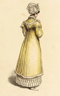 Images Dated 15th March 2022: Fashion Plate, Walking Dress for La Belle Assemblée'. John Bell (England, 1745 - 1831)