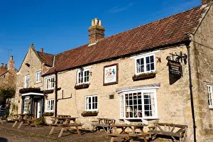 Fauconberg Arms Coxwold village North York Moors Yorkshire FOR EDITORIAL USE ONLY