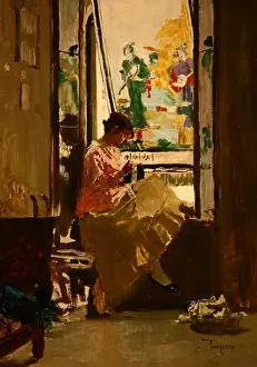 Emotional Prints: Favretto - Girl in the Window