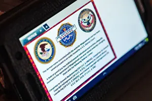 Seizure Prints: The FBI anti-piracy warning announces the seizure of the Megaupload domain name