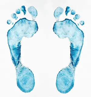 Imprint Prints: Female footprints