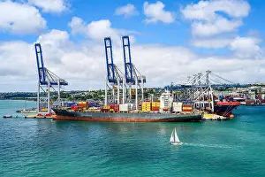 Ports Prints: Fergusson Container Terminal, Ports of Auckland, New Zealand