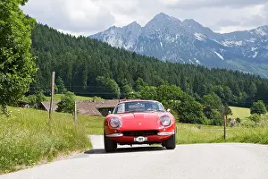 2008 Prints: Ferrari 275 GTB 2 in front of the Wildem Kaiser Mountain
