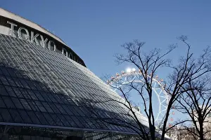 Kanto Prints: Ferris wheel peeking from behind the Tokyo Dome