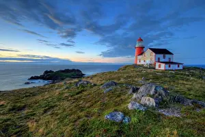 Labrador Prints: Ferryland lighthouse during sunset, Newfoundland and Labrador, Canada