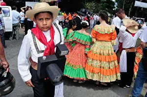 Colombia Prints: ' Festival folclorico del Bambuco ' ( San Pedro y San Juan ) in RIVERA