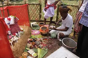 Divinity Prints: Festival to honour the deity Garia - 21/04/2017 - India / Tripura / Agartala - INDIA