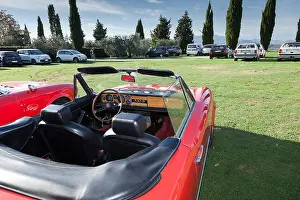 Dash Prints: Fiat 124 Sport Leather interior