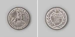 Metalworking Prints: Fifty -year commemoration of the Battle of Waterloo 1865