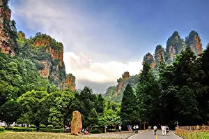 FILE--Landscape of Zhangjiajie National Forest Park in Zhangjiajie city