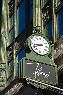 Washington Street Prints: Filene's Department Store on Washington Street, Boston, Massachusetts, USA