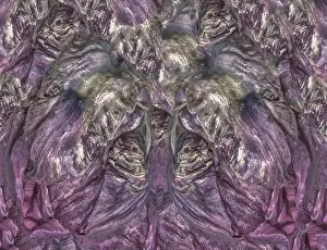 Bedding Prints: Fine art floral pastel color background abstract pattern created from a parrot tulip blossom