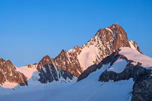 Outdoor Photo Prints: Finsteraarhorn, highest mountain in the Bernese Alps (4274 m)