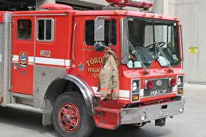 Firefighter Prints: fire engine