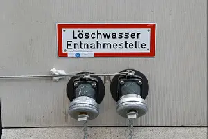 Fire Department Prints: Fire hydrant Berlin city Germany Europe
