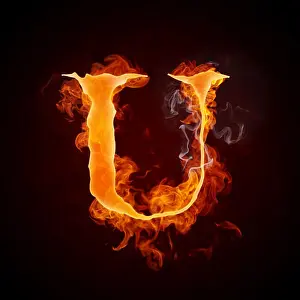 Ignite Prints: Fire Letters A-Z