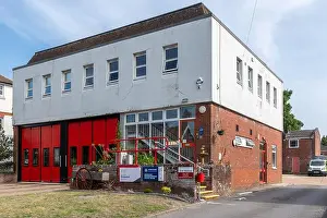 Fire Station Prints: Fire station in Ringwood, Hampshire, England, UK