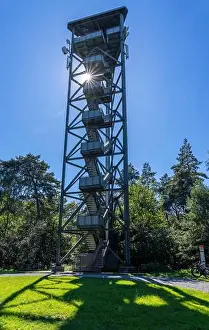 Observation Tower Prints: Fire watch tower on the Rennberg