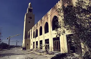Burned Prints: First Gulf War: 8th March 1991 The fire-gutted Seif Palace and its iconic watch tower