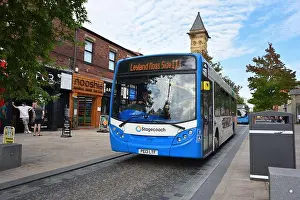 Main Street Prints: Fishergate in Preston City centre with bus