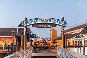 Mood Prints: Fisherman's Wharf at the port area