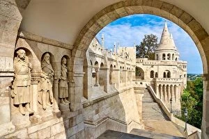 Images Dated 28th August 2017: Fishermen Bastion, Budapest, Hungary