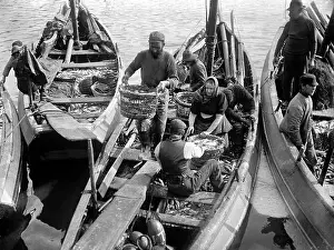 Whitby Prints: Fishermen and fishwives, Whitby early 1900s