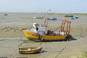 Fishing Boat on Mud Flap, Leigh On Sea, Essex