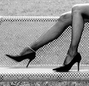 Tights Prints: fishnets on bank