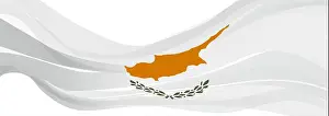 Flag of Cyprus, white Flag of the Republic of Cyprus