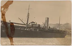 Troop Prints: The Flag Troop Ship (Maunganui) NZ. Exped. Force, 1914-1919, by William Nees