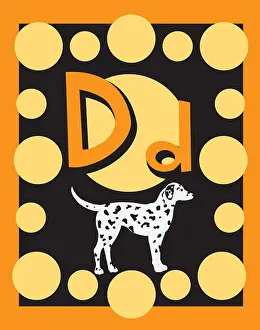 Flash Card Prints: Flash Card Letter D nouns. See whole alphabet in my series!