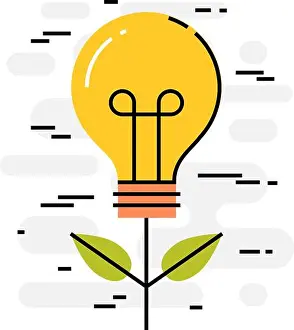 Green Growth Prints: Flat design thin line concept of clean energy